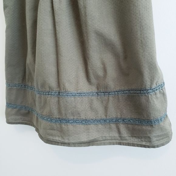 Summer MNG by Mango Khaki Green Camisole Top Sleeveless Spaghetti Strap - Picture 5 of 13